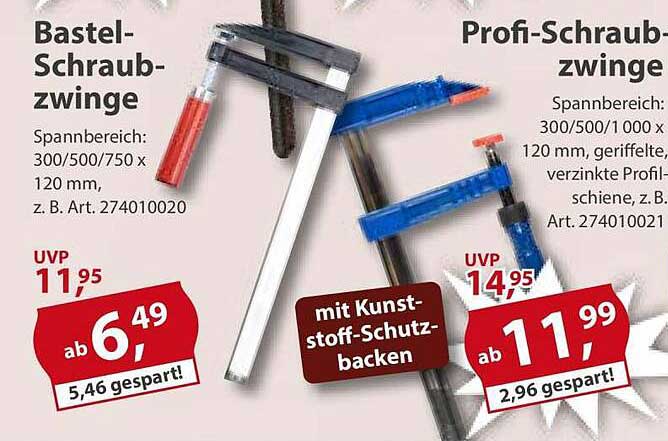 Bastel-Schraubzwinge