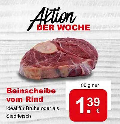 Beinscheibe vom Rind