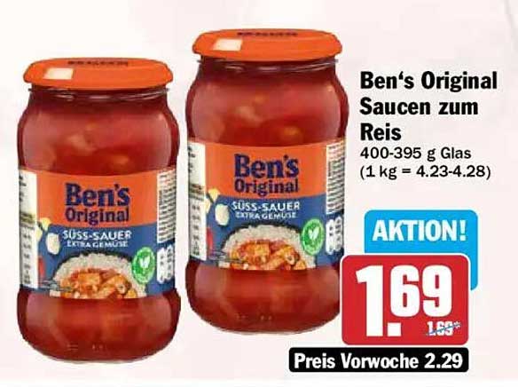 Ben's Original Saucen zum Reis