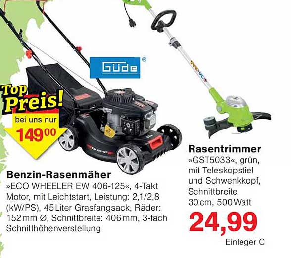 Benzin-Rasenmäher