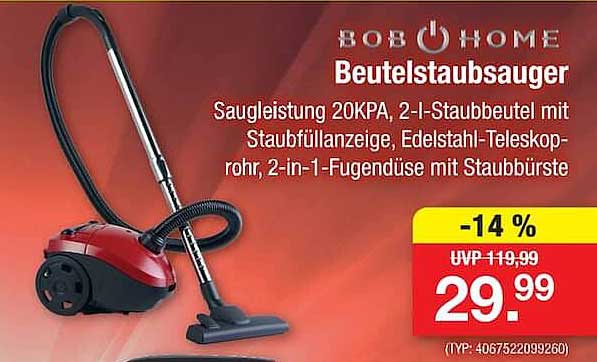 Beutelstaubsauger