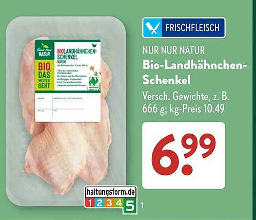 Bio-Landhähnchen-Schenkel