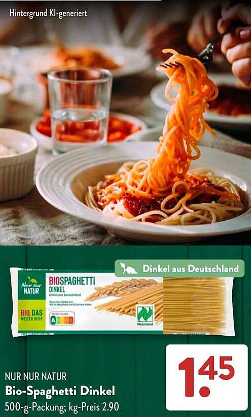 Bio-Spaghetti Dinkel
