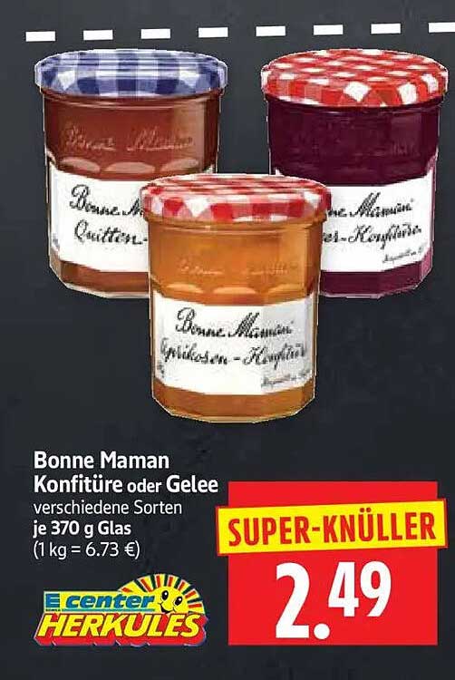 Bonne Maman Konfitüre oder Gelee