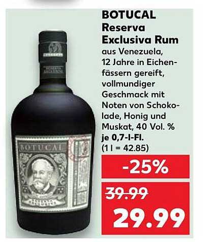 BOTUCAL Reserva Exclusiva Rum