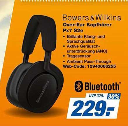Bowers & Wilkins Over-Ear Kopfhörer Px7 S2e