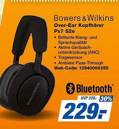 Bowers & Wilkins Over-Ear Kopfhörer Px7 S2e