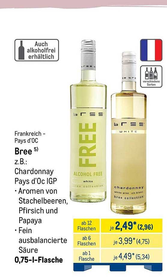 Bree alkoholfrei erhältlich