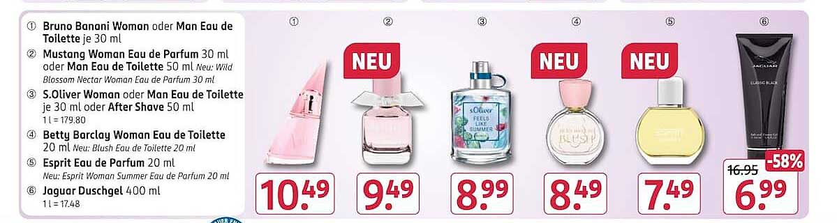 Bruno Banani Woman oder Man Eau de Toilette je 30 ml