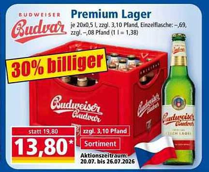 Budweiser Budvar Premium Lager