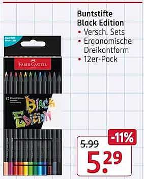 Buntstifte Black Edition