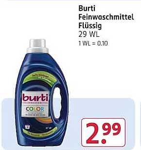 Burti Feinwaschmittel Flüssig 29 WL