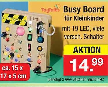 Busy Board für Kleinkinder
