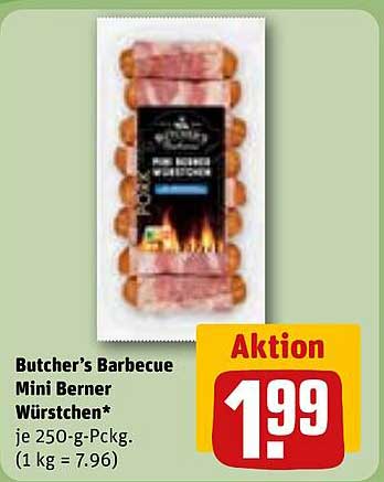 Butcher’s Barbecue Mini Berner Würstchen*