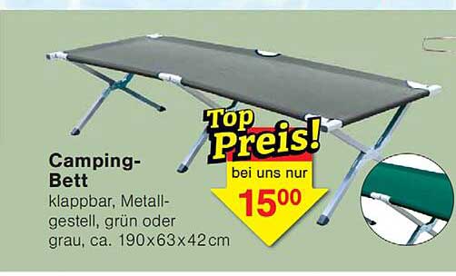 Camping-Bett
