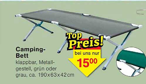 Camping-Bett