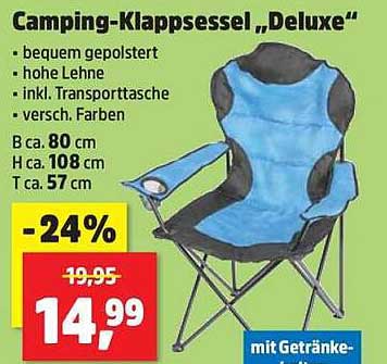 Camping-Klappsessel „Deluxe“