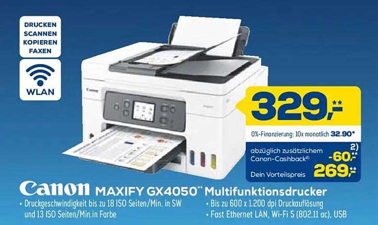Canon MAXIFY GX4050 Multifunktionsdrucker
