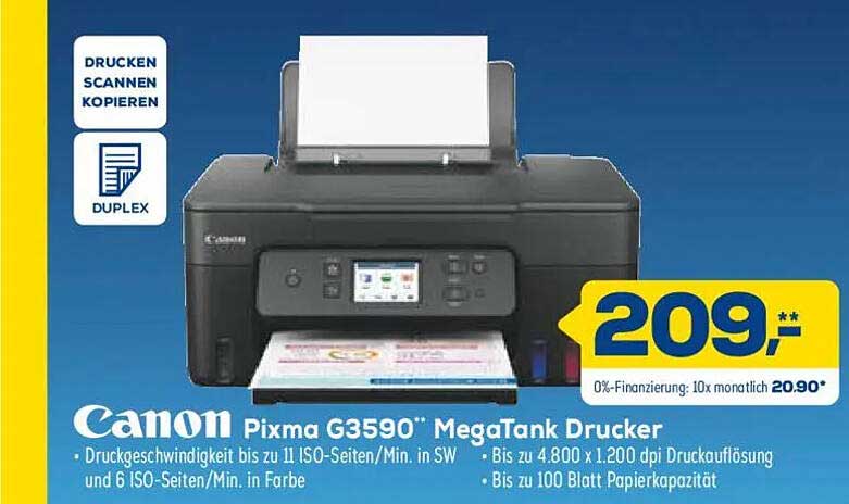 Canon Pixma G3590* MegaTank Drucker