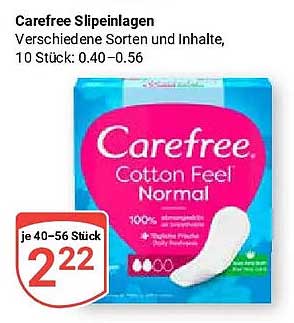 Carefree Slipeinlagen