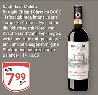 Castello di Meleto Borgaio Chianti Classico DOCG