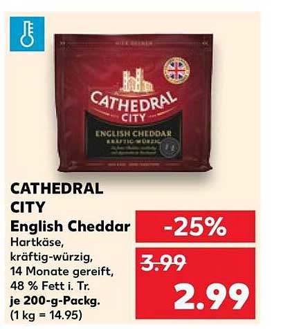 CATHEDRAL CITY English Cheddar
