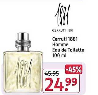 Cerruti 1881 Homme Eau de Toilette 100 ml