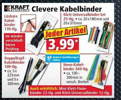 Clevere Kabelbinder