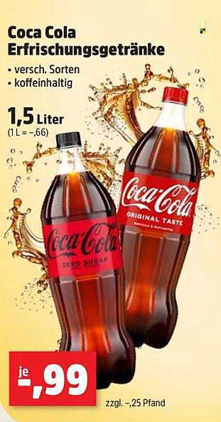 Coca Cola Erfrischungsgetränke