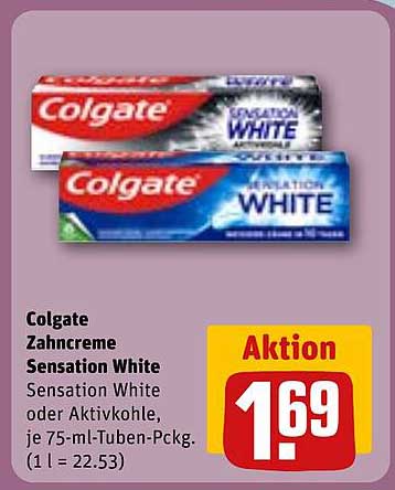 Colgate Zahncreme Sensation White