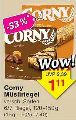 Corny Müsli­riegel