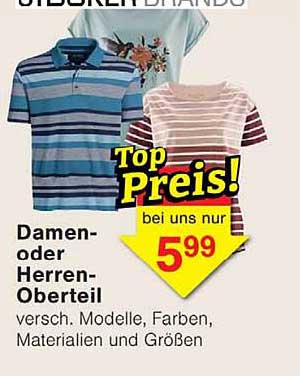 Damen- oder Herren-Oberteil