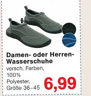Damen- oder Herren-Wasserschuhe