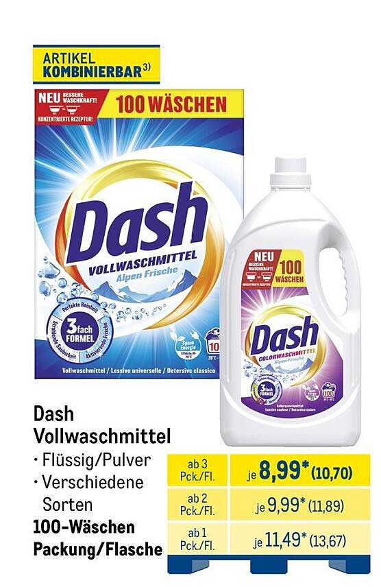 Dash Vollwaschmittel