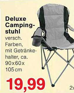 Deluxe Campingstuhl