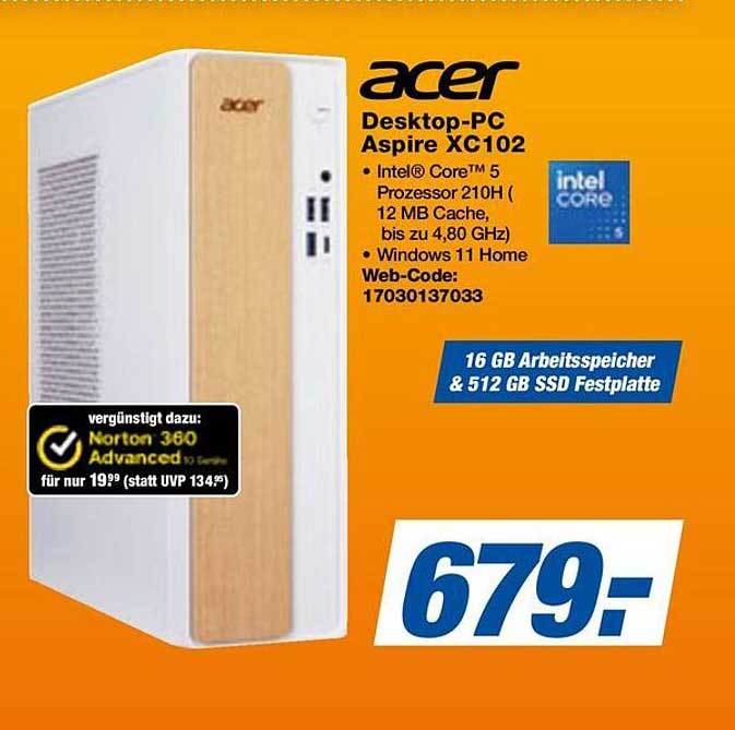 Desktop-PC Aspire XC102