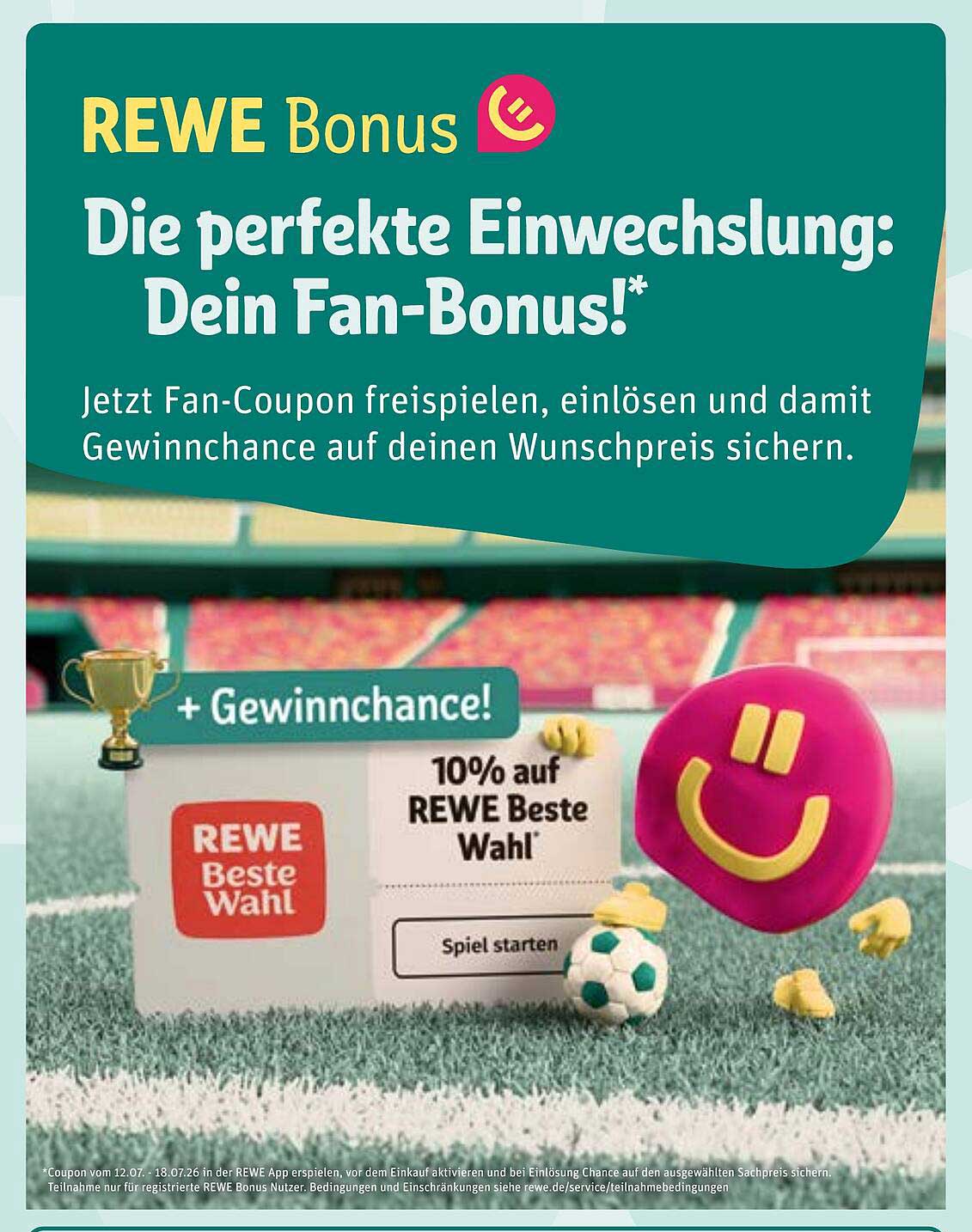 Die perfekte Einwechslung: Dein Fan-Bonus!*