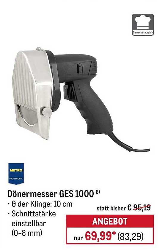 Dönermesser GES 1000 6)