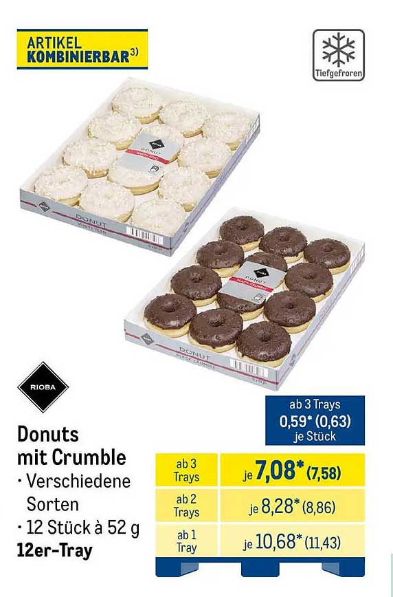 Donuts mit Crumble