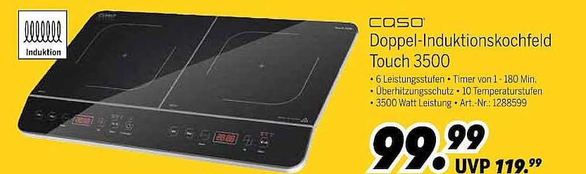 Doppel-Induktionskochfeld Touch 3500