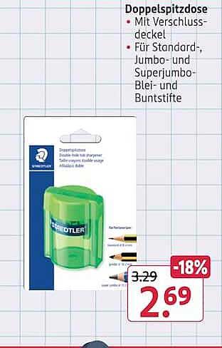 Doppelspitzdose