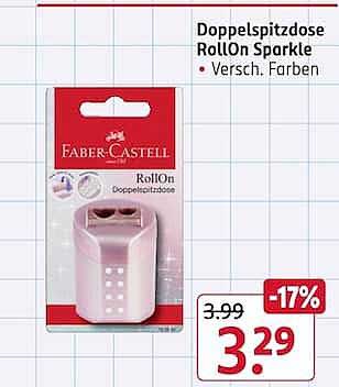Doppelspitzdose RollOn Sparkle • Versch. Farben