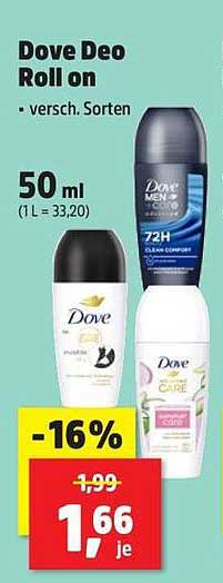 Dove Deo Roll on • versch. Sorten