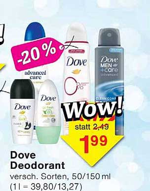 Dove Deodorant