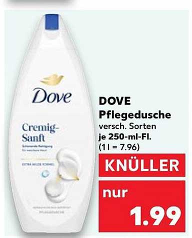 DOVE Pflegedusche versch. Sorten je 250-ml-Fl. (1 l = 7.96)