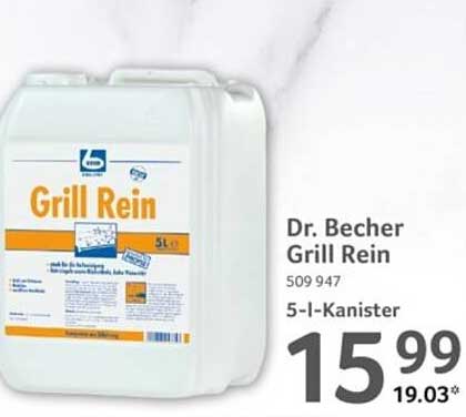 Dr. Becher Grill Rein 5-l-Kanister