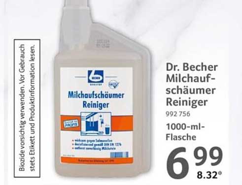 Dr. Becher Milchaufschäumer Reiniger