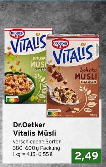 Dr.Oetker Vitalis Müsli