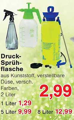 Druck-Sprühflasche