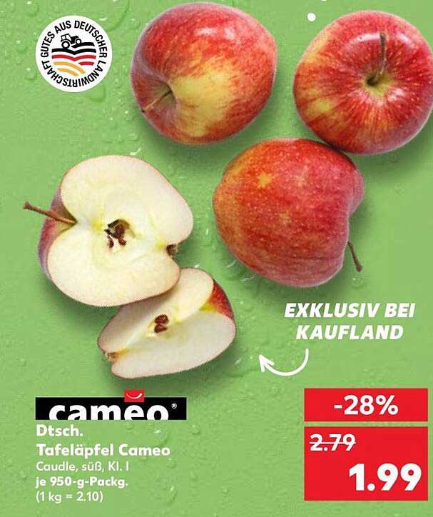 Dtsch. Tafeläpfel Cameo